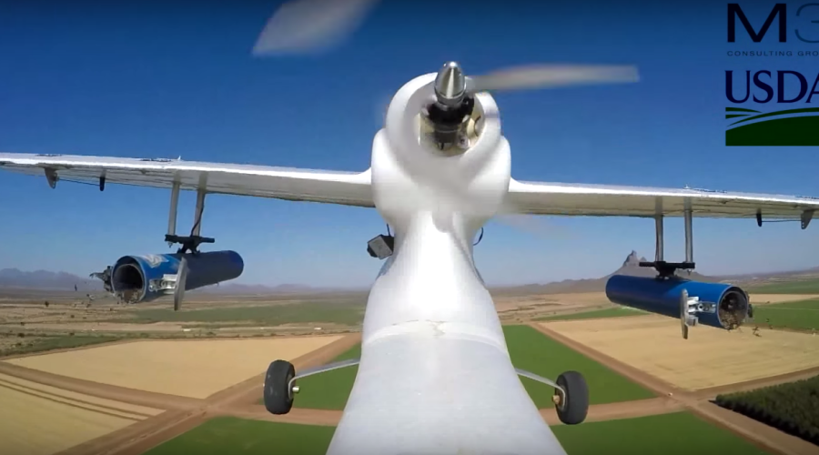 El gobierno de EE.UU. dispara miles de polillas desde un drone