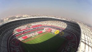 Estadio Azteca visto desde drone